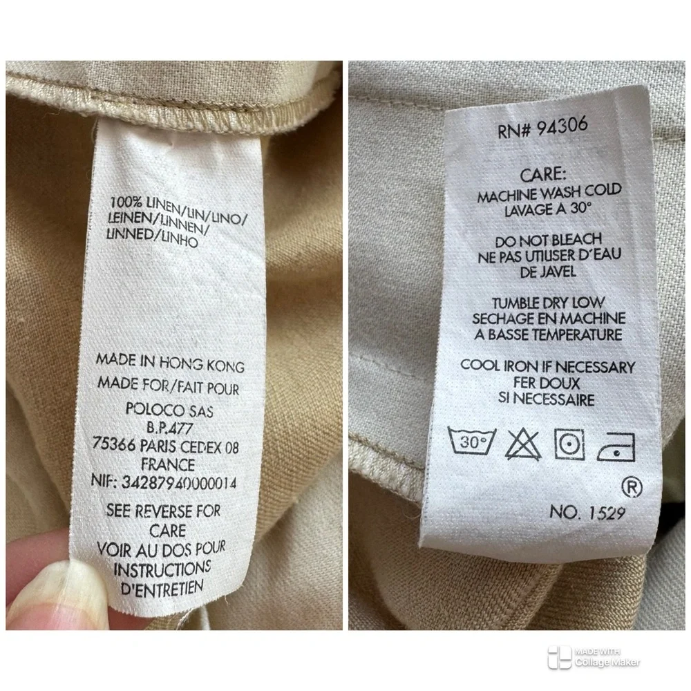 Vintage Double R RRL Ralph Lauren Linen Pants - Picture 4 of 16